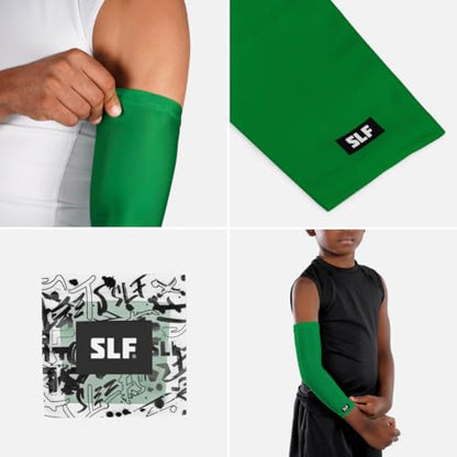 Solid Arm Sleeve - color: Hue Green, size: Small-Medium