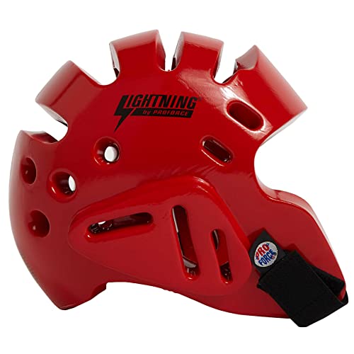 Proforce Lightning Headgear - color: Red, size: Small