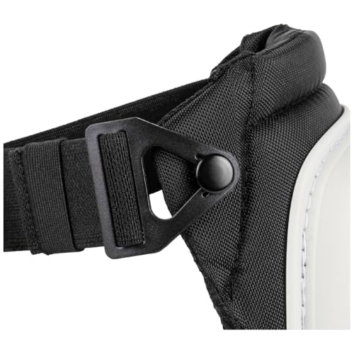 KLEIN TOOLS 60896 Knee Pad, Non-Marring, Gel-Like Padding, Semi-Round Stabilizing Knee Pads with Adjustable Straps for Construction and Flooring - size: Non-Marring Stabilizer