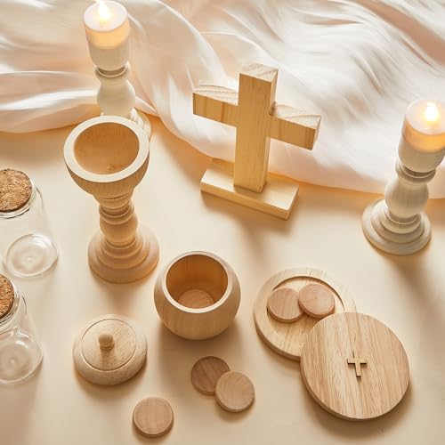 Sliner Wooden Catholic Mass Kit for Kids July Christmas,Simple Color - color: Simple Color