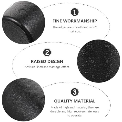 High Density Solid Yoga Roller for Deep Tissue Massage Muscle Leg and Body Relaxation Fitness Massage Stick for Yoga and Physical Therapy