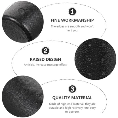 High Density Solid Yoga Roller for Deep Tissue Massage Muscle Leg and Body Relaxation Fitness Massage Stick for Yoga and Physical Therapy