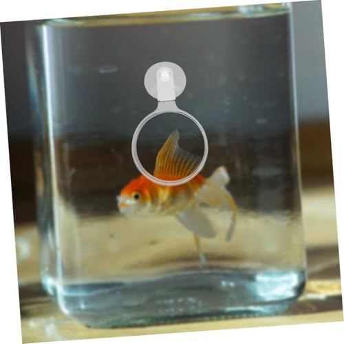 Ipetboom 4pcs Lens Cup for Fish Tank and -Landscape Observation Acrylic Magnifier for Plants and Small Animals