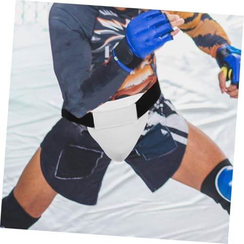 KOMBIUDA Wear-resistant Groin Protector for Men Breathable Crotch Guard for Boxing Taekwondo and Martial Arts Training Comfortable Cup for Sparring and Combat Sports