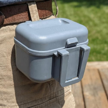 Fishing Bait Boxes - Water Proof Live Bait Container for Shrimp, Portable Bait Holder for Freshwater & Saltwater Fishing (Grey, 3.54×3.15×2.24in)‌