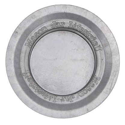 Tea Light Candle Holder Metal Lid Inserts by Mason Jar Lifestyle (6 Pack, Regular Mouth) - size: Regular Mouth
