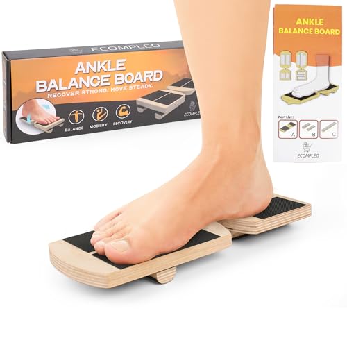 Ankle Balance Board & Foot Strengthener – Single Leg Stability Trainer for Physical Therapy, Sprain Recovery, Plantar Fasciitis Relief & Balance Training