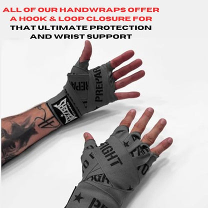 Geezers Prepare to Fight Hand Wraps - color: White, size: 4m