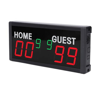 Dpofirs Portable Basketball Scoreboard, Digital Scoreboard, Portable Battery Powered Electronic Scoreboard with Remote for Baseball Tennis Soccer Volleyball Games