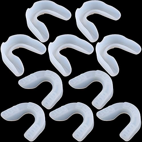 Sport Mouth Guards Gum Teeth Armor Game Guard for Boxing Basketball Football Hockey Karate Basketball Rugby Match - color: Clear White