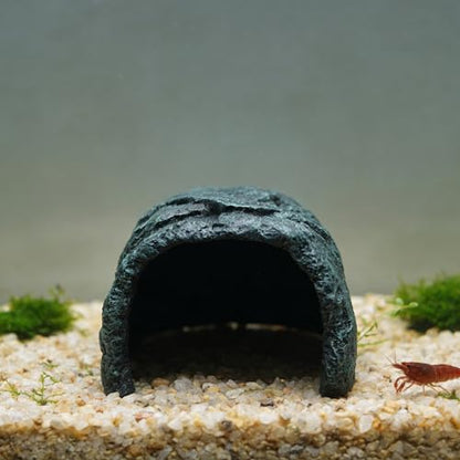 M2cbridge Reptile Hideout Cave Resin Rock Hides Terrarium Habitat Decor Amphibians Fish Playground