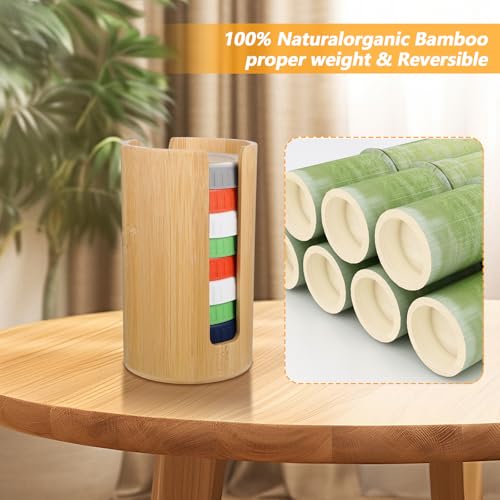 2Pcs Mason Jar Lid Organizer, Bamboo Vertical Storage Holder, Mason Jar Accessories, Bamboo Storage Holder for Home Kitchen Organization & Tumbler Lids (Wide Mouth & Regular Mouth) - size: Wide Mouth & Regular Mouth