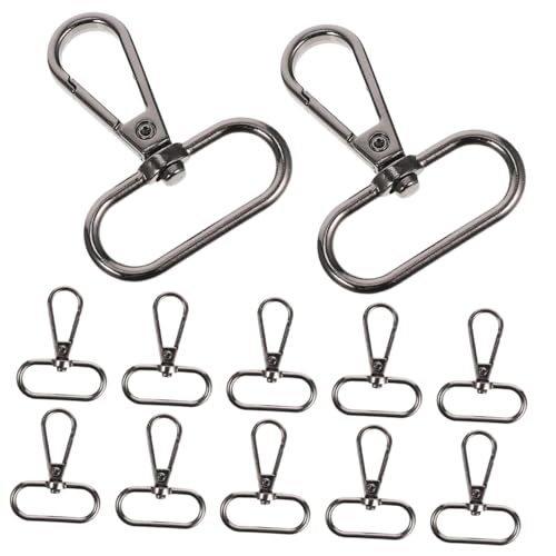Lurrose Alloy Lobster Clasp Swivel Buckle Set DIY Jewelry Making Keychain Bag Making DIY Keychain Clasp
