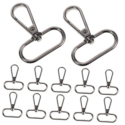 Lurrose Alloy Lobster Clasp Swivel Buckle Set DIY Jewelry Making Keychain Bag Making DIY Keychain Clasp