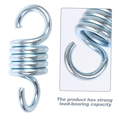 Toyvian 1Set Heavy Duty Hammock Hanging Kit Stainless Steel Swing Hook with Rotatable Bracket Spring Accessories for Easy Setup for Outdoor Swings Heavy Bags