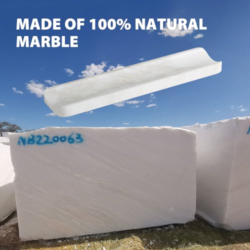Koville Luxury African Marble Incense Holder, Incense Holders for Sticks, Incense Burner Holder, Ideal for Meditation and Relaxing, Easy to Clean(Namib Bianco) - color: White Marble-namib Bianco