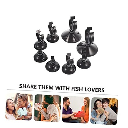 Ciieeo 40Pcs Aquarium Suction Cup Clips Clamps for Fish Tank Tubing Holder Easy Install Clean Surfaces for Airline and Hose Management
