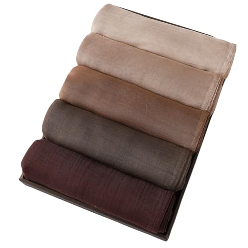 Viscose Hijab Scarf for Women Muslim Cotton Jersey Hijab Fashion Long Scarf Shawls - color: Nude