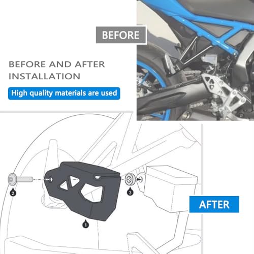 For GSX8S gsx8s gsx 8s Motorcycle Rear brake master cylinder guard Oil Can Protective Cover GSX-8S 2023 2024