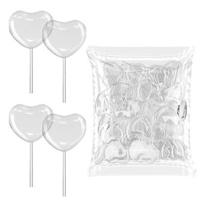 [Heart Style] Vabiooth 50Pcs 4mL Cupcakes Disposable Plastic Transfer Pipettes Liquid Dropper for Chocolate or Strawberries Cupcakes, Ice Cream, Mini Cakes, Waffles, Children's Painting - size: 50pcs, style: Heart Style