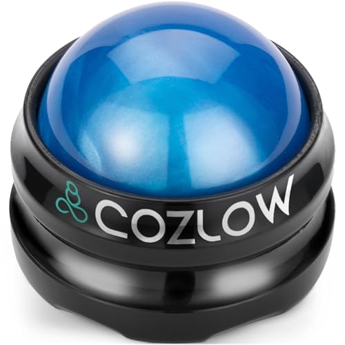 Massage Ball, Muscle Massager Roller Tool for Trigger Point Deep Tissue Release, Hand Held Manual Massage Therapy for Back, Neck, Leg, Shoulder, Foot Pain Relief by Cozlow - color: Massage Ball