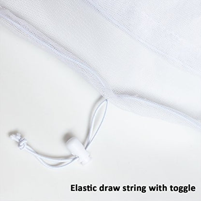 Anvin Mosquito Head Mesh Nets Gnat Face Netting for No See Ums Insects Bugs Gnats Biting Midges from Any Outdoor Activities, Works Over Most Hats Comes with Free Stock Pouches (3pcs, White) - color: White