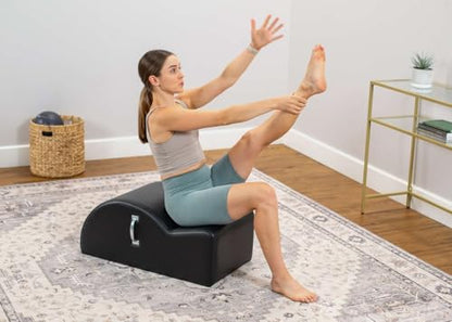 Balanced Body East Coast Step Barrel, Spine Corrector, Back Stretcher, Pilates Barrel, Pilates Workout Equipment for Home Gym and Studio