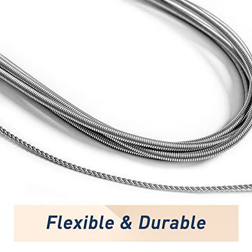67Inch Flexible Drain Brush, Nylon Cleaner Double Ended Elastic Hose Pipe, 4 PCS Straw Cleaning Brush for Fish Tank Glass Tube Home Kitchen