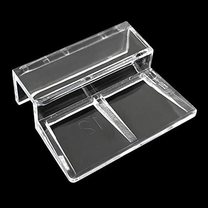 8 Pack Aquarium Lid Clips DIY Aquarium Lid Holder Clear Acrylic Fish Tank Support 12MM Aquarium Glass Holder(12MM) - size: 12MM