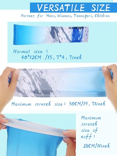 Tisancy 10 Pairs Sun Protection UV Arm Sleeves Cooling Anti Slip Compression Sleeves Sports Polyester Cycling Covers - size: Medium, style: Classic Style