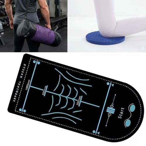 Exercise Ab Roller Mat and Knee Foam Pad Set – Arch Shaped Thick Non-Slip Exercise Pads for Core & Home Workouts, Pack of 2