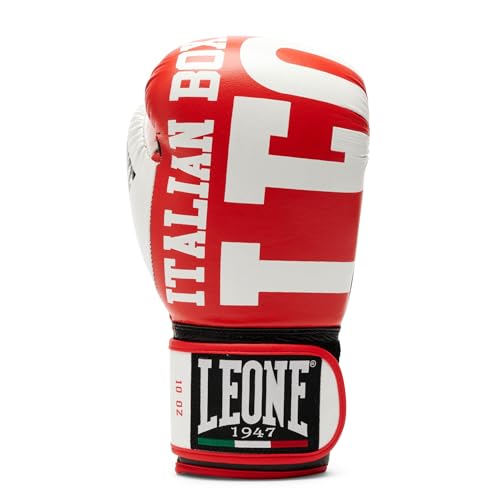 LEONE 1947, Explosion Boxing Gloves - color: red, size: 14OZ