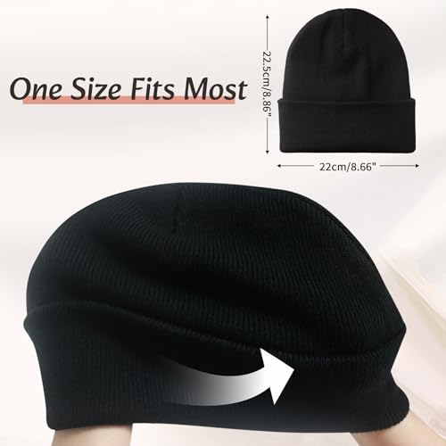 PFFY Satin Lined Beanie for Women Winter Hats Warm Reduce Frizz - color: Grey