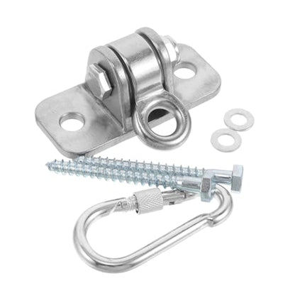 UKCOCO Heavy Duty Swing Hooks Kit for Use Swivel Hanger for Hammocks Playground Swings Chairs Reliable Mounting Hardware with Enhanced Stability Family-Friendly Setup for Fun Activities