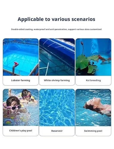 Temporary Holding Tank,Portable Water Storage Containers,Folding PVC Fish Pond,Transparent Aquarium Pool with Drain Valve(150x100x60cm) - size: 150x100x60cm