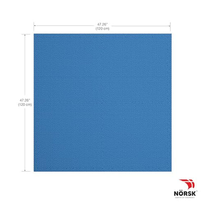 Reversible Exercise Mats 3/4" Thick EVA Interlocking Foam Tiles, Perfect Home Gym Flooring, 20 Tiles & 40 Trim Pieces, 80 Sq. Ft. 24"x24", Dazzling Blue/Black - color: Dazzling Blue/Black, size: 20 Tiles - 80 Sq. Ft.