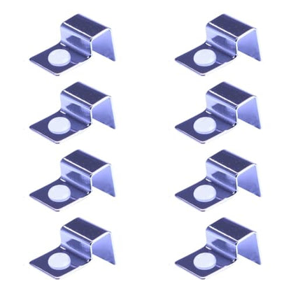 Peiiwdc 8pcs Stainless Steel Aquarium Cover Clip Optional Thickness Lid Clamps Brackets for Fishtanks Aquarium Lid Clamps - size: 10mm