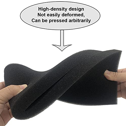 Aquarium Filter Sponge Foam Cut to Fit Biochemical Filter Bio Sponge Pad for Aquarium Filter Fish Tank, Reticulated Small Pore 19.7"x 4.72" x 0.8"