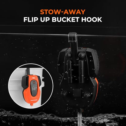 KastKing Li3 Rechargeable Live Bait Aerator, Lithium-Ion Battery, LCD Runtime Display, Large Aeration Stone, Aerator for Fish and Bait Buckets
