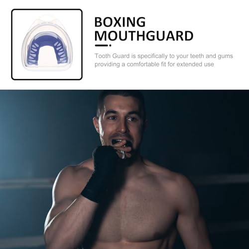 Operitacx Moldable Mouth Guard for Boxing Taekwondo Football with Case, Teeth Protector and Gum Shield for Contact Athletics