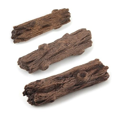 Log Ornament Fish for Tank Decoration Stump Aquarium Hideout for Betta Turtles(Medium)