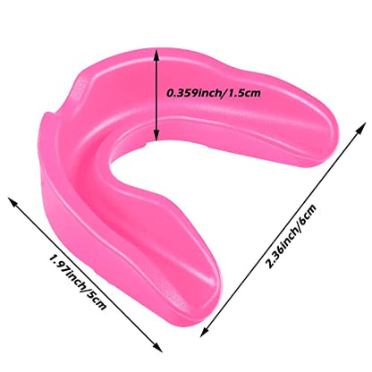 Sport Mouth Guards Gum Teeth Armor Game Guard for Boxing Basketball Football Hockey Karate Basketball Rugby Match - color: Pink