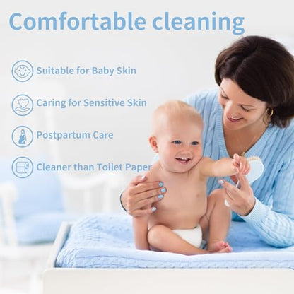 Portable Bidet for Travel, JUTIMER Rechargeable Bidet Sprayer with 400ml Bottle Capacity, Waterproof High Pressure Handheld Bidets for Women/Men, Postpartum Care, Hygiene Cleaning