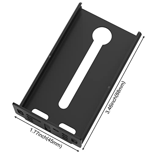 LONTAN Black Rear Mounting Brackets for 1.77 Inch 45mm Slides (10 Pairs) | Electro-Coated Anti-Rust Finish; Face Frame Cabinet Socket; 2.75 Inch Depth Extension; Easy Screw On Replacement - color: Black, size: 1.77 Inch - Mounting Bracket