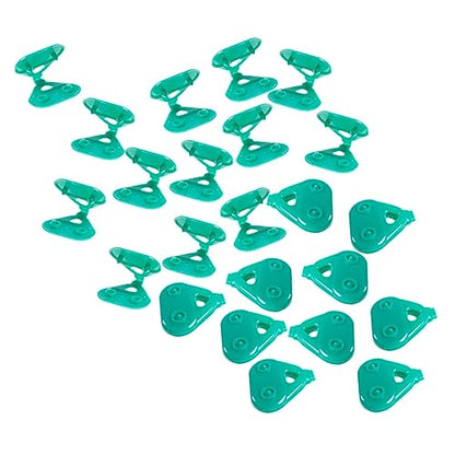 Ciieeo 50pcs Shade Cloth Clips Plastic Mesh Clip for Garden Netting Greenhouse Sunshade Tarp Easy to Install Reusable