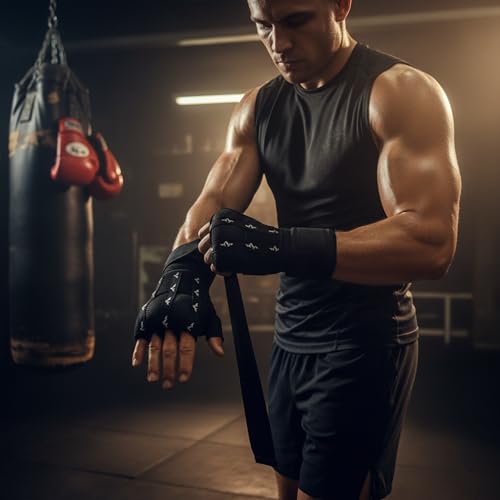 Professional underboxing gloves, extra padded, with quick tightening system, boxing bandage, boxing gloves, boxing gloves, boxing gloves, boxing band - size: Large-X-Large