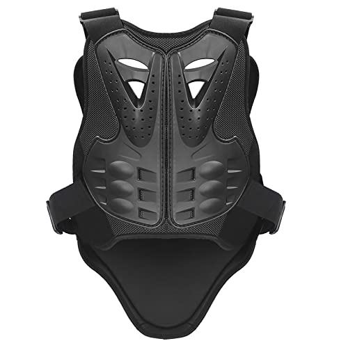 PELLOR Motorcycle Armor Vest Chest Back, Motocross Body Guard Vest Skiing Riding Skating Anti-Fall Vest Protective Gear - size: Small