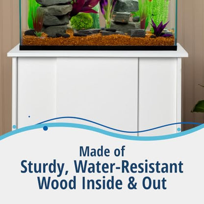 Tetra 20-29 Gallon Fish Tank Stand, Durable Water-Resistant Wood - size: 20-29 Gallon
