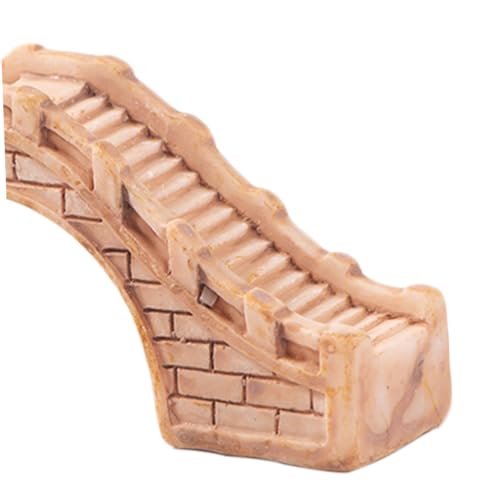 Holibanna 2pcs Artificial Landscape Bridge Ornament Resin Arch Bridge Aquarium Supplies for Fish Tank Decor