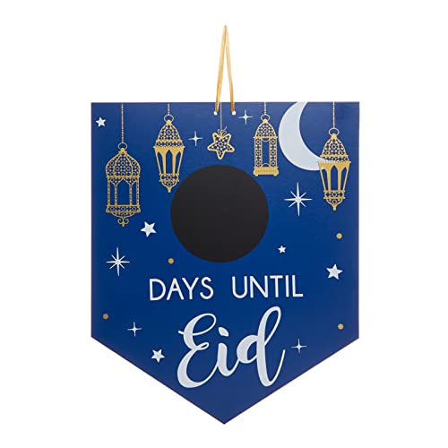 Amscan 9914176 Opulent Eid Chalkboard Sign - style: Chalkboard Sign
